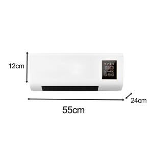 Mini Air Conditioner Fan, Wall Mounted Air Conditioner Fan Cooling And Heating Dual Purpose Small Air Conditioning Fan with Remote Control Air Conditioning Hot Fan for Bedroom Living Room Office